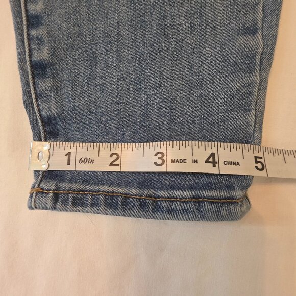 Lucky Brand Women "Ava" Mid-Rise Super Skinny Distressed Denim Jeans, Size 8/29 - Picture 6 of 8